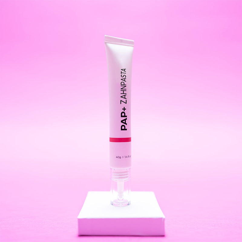 Verpackung Zahnpasta Tube von PAP+ Zahnbleaching Zahnpasta von Diamond Smile